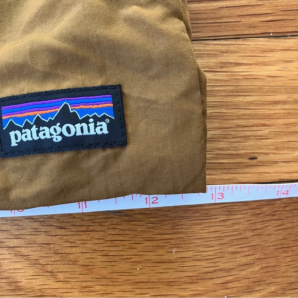 Patagonia Brown Nylon Stuff Sack Storage Bag Camping Gorpcore Hiking Backpacking